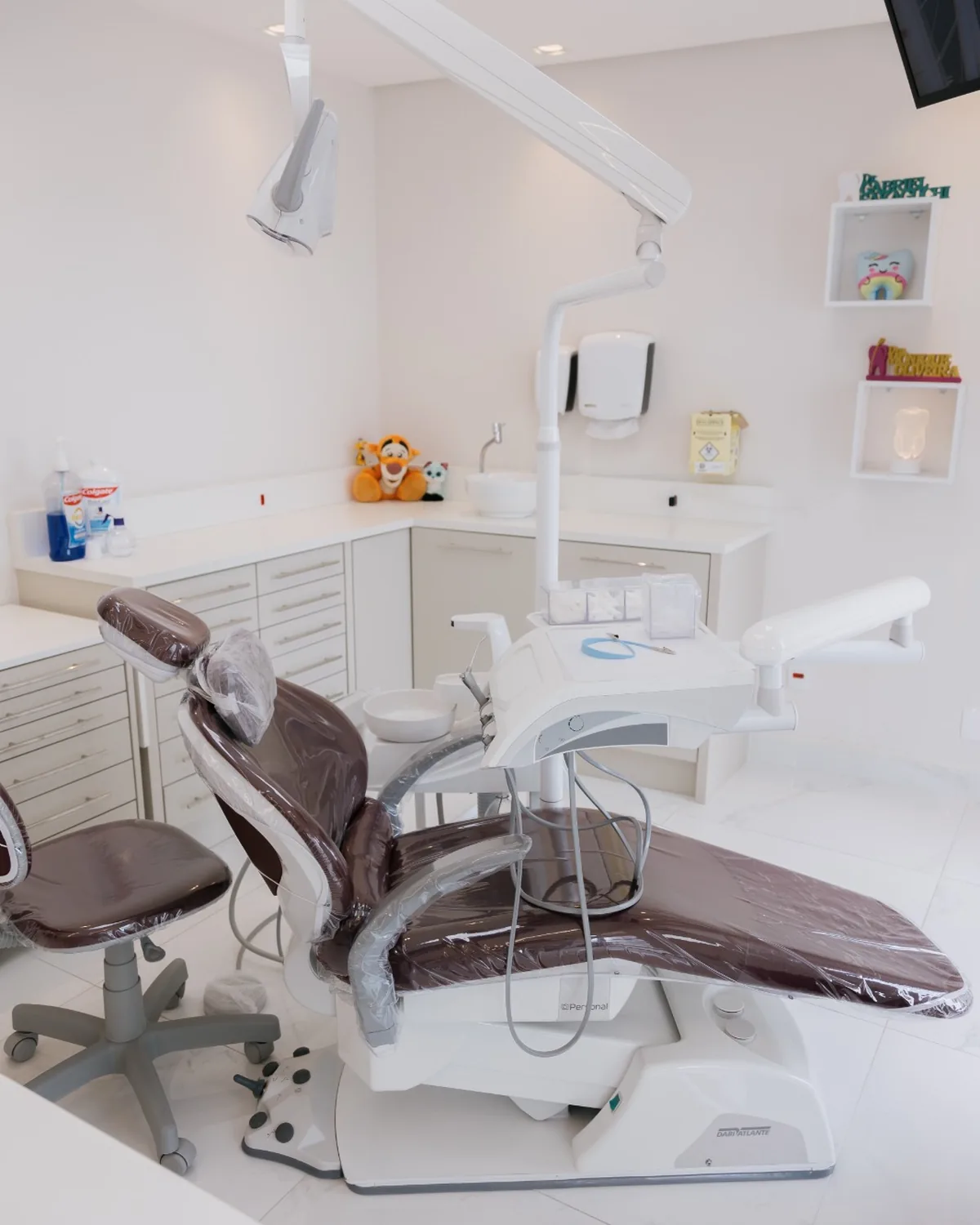 Sala de atendimento odontologico da Dra. Carolina Vivan